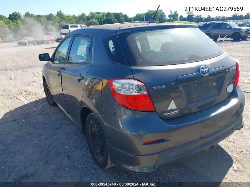 2T1KU4EE1AC279569 2010 Toyota Matrix