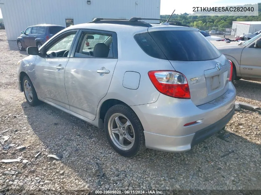 2010 Toyota Matrix VIN: 2T1KU4EE5AC282040 Lot: 39609020