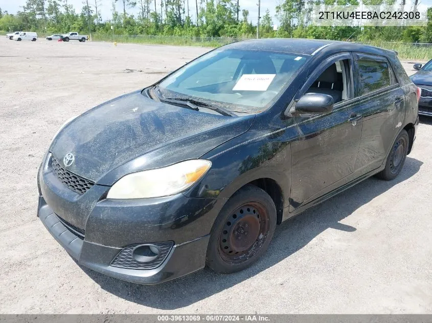 2010 Toyota Matrix VIN: 2T1KU4EE8AC242308 Lot: 39613069