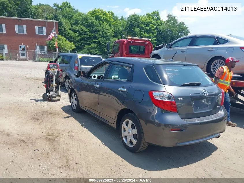 2010 Toyota Matrix S VIN: 2T1LE4EE9AC014013 Lot: 39725829