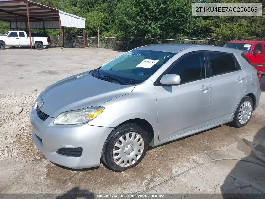 2010 Toyota Matrix VIN: 2T1KU4EE7AC256569 Lot: 39776354