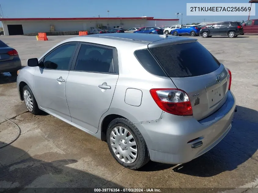 2010 Toyota Matrix VIN: 2T1KU4EE7AC256569 Lot: 39776354