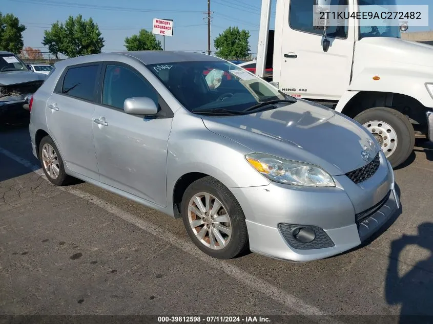 2010 Toyota Matrix VIN: 2T1KU4EE9AC272482 Lot: 39812598