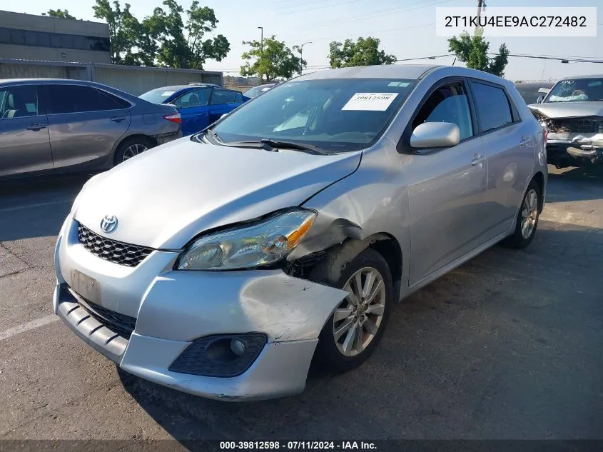 2010 Toyota Matrix VIN: 2T1KU4EE9AC272482 Lot: 39812598