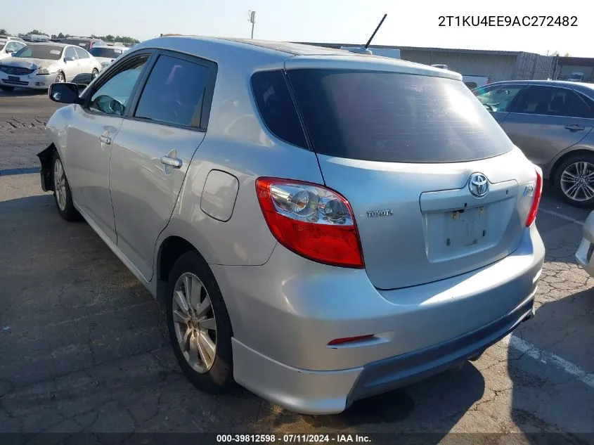 2010 Toyota Matrix VIN: 2T1KU4EE9AC272482 Lot: 39812598