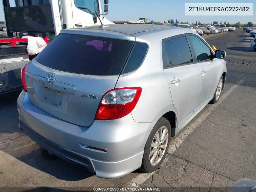 2010 Toyota Matrix VIN: 2T1KU4EE9AC272482 Lot: 39812598