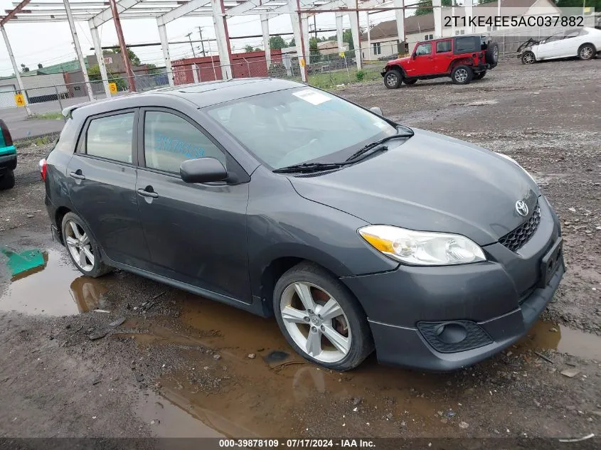 2010 Toyota Corolla Matrix S VIN: 2T1KE4EE5AC037882 Lot: 39878109