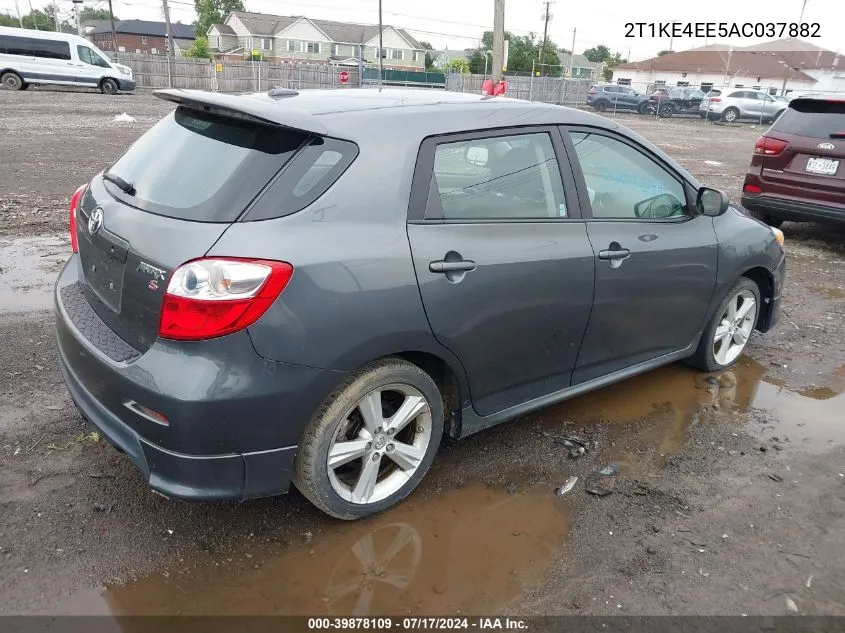 2010 Toyota Corolla Matrix S VIN: 2T1KE4EE5AC037882 Lot: 39878109