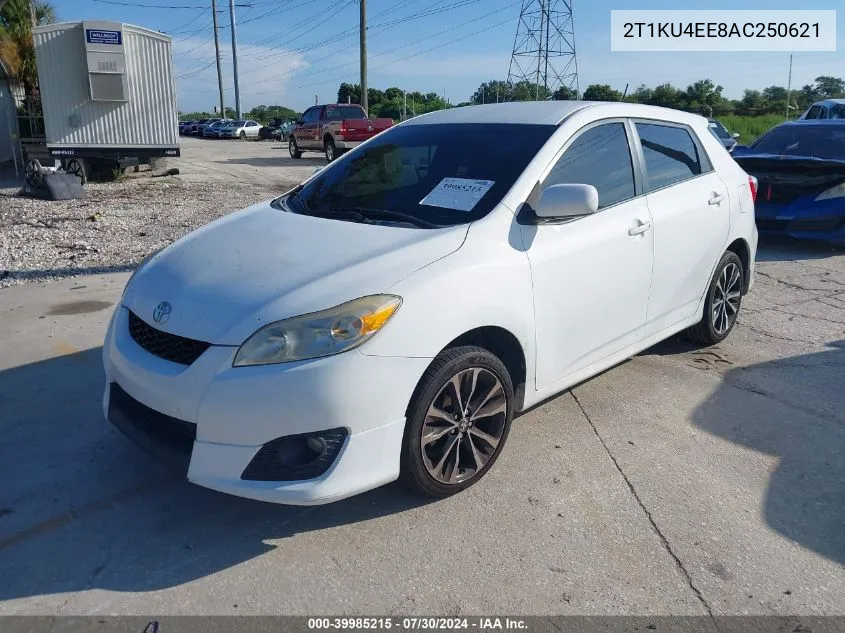 2010 Toyota Matrix VIN: 2T1KU4EE8AC250621 Lot: 39985215