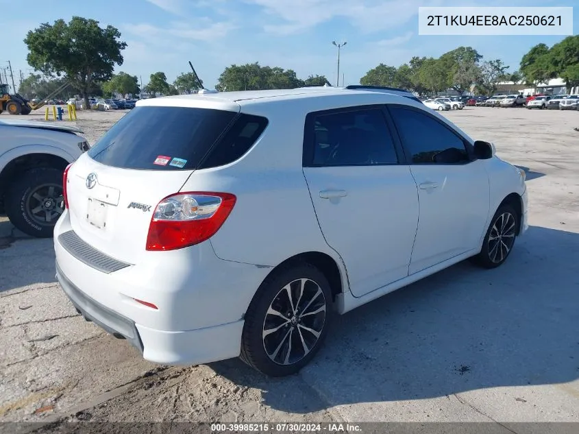 2010 Toyota Matrix VIN: 2T1KU4EE8AC250621 Lot: 39985215