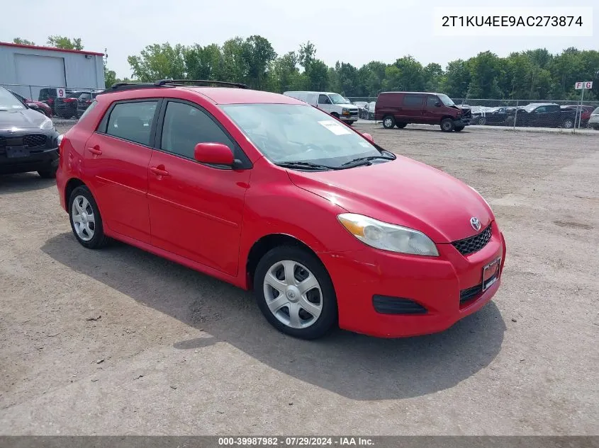 2010 Toyota Matrix VIN: 2T1KU4EE9AC273874 Lot: 39987982