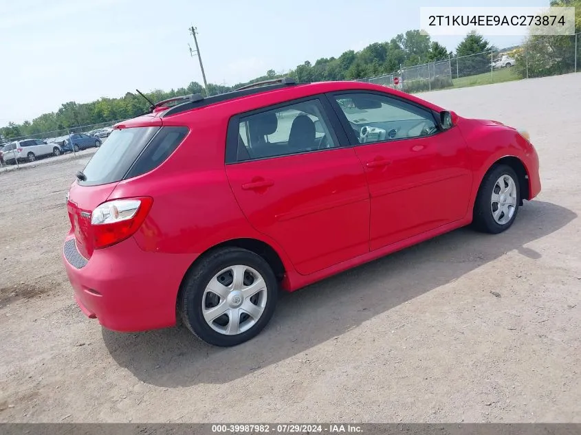 2010 Toyota Matrix VIN: 2T1KU4EE9AC273874 Lot: 39987982