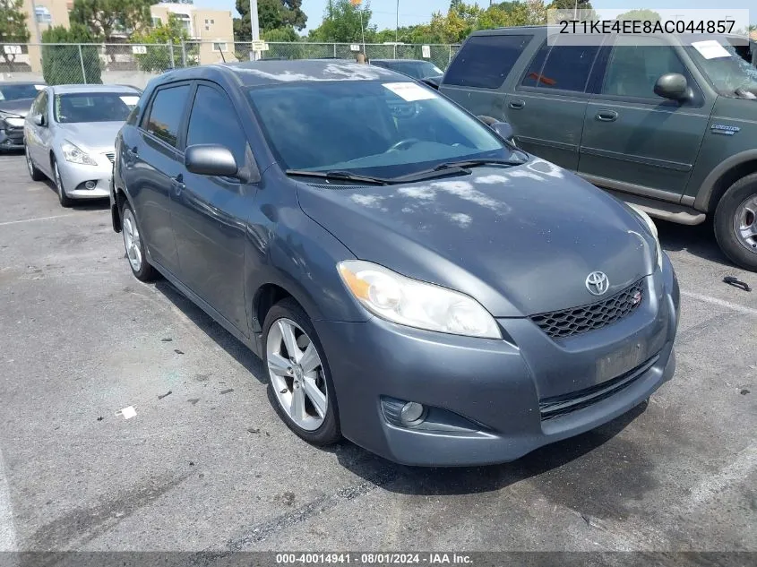 2T1KE4EE8AC044857 2010 Toyota Matrix S