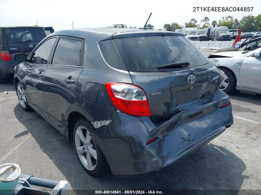 2T1KE4EE8AC044857 2010 Toyota Matrix S