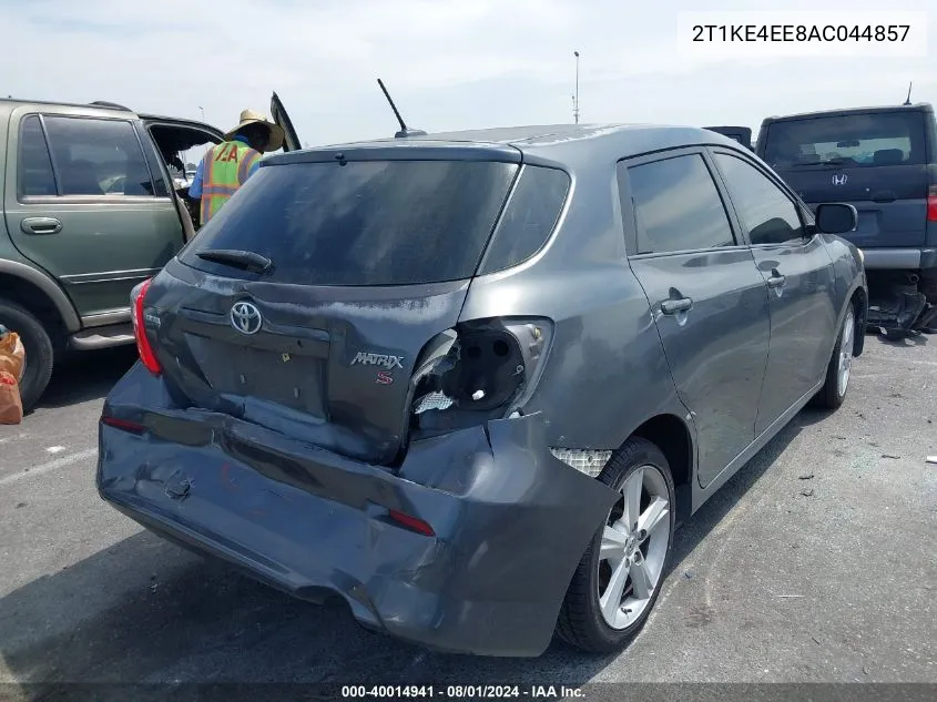 2010 Toyota Matrix S VIN: 2T1KE4EE8AC044857 Lot: 40014941