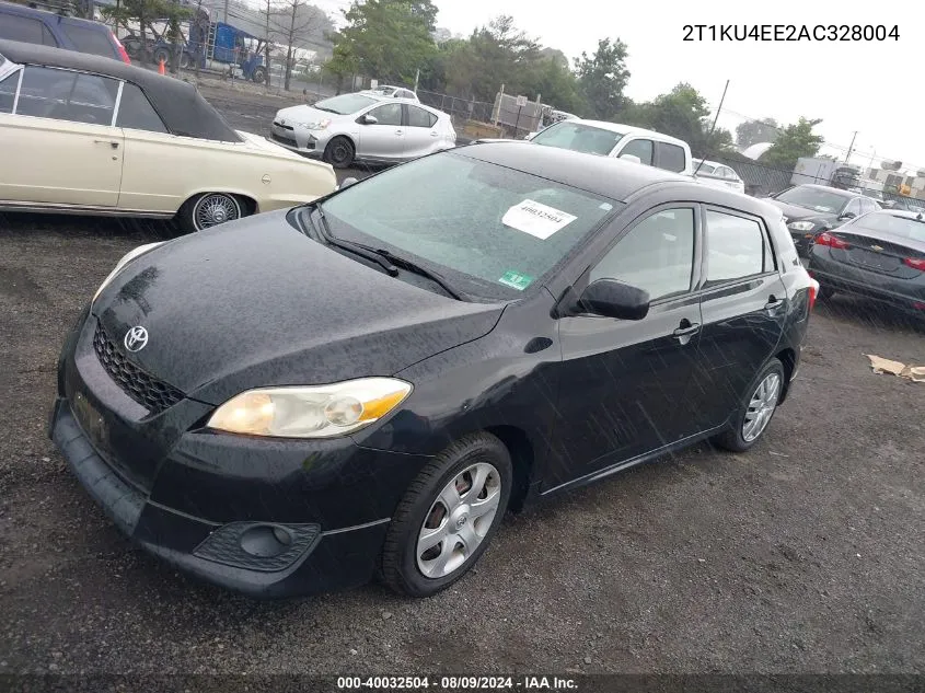 2010 Toyota Matrix VIN: 2T1KU4EE2AC328004 Lot: 40032504