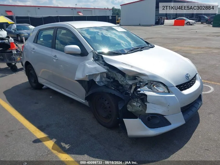 2010 Toyota Matrix VIN: 2T1KU4EE5AC302884 Lot: 40099733