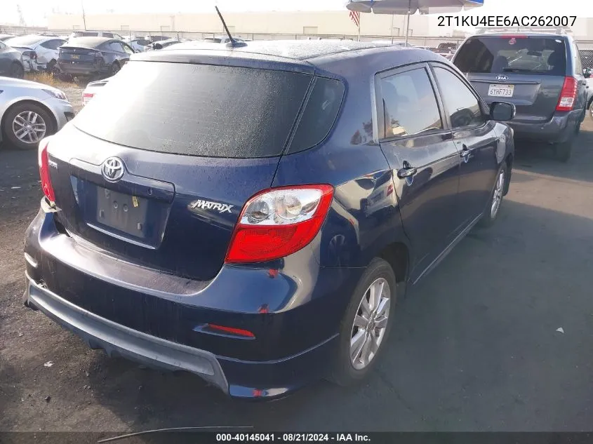 2T1KU4EE6AC262007 2010 Toyota Matrix