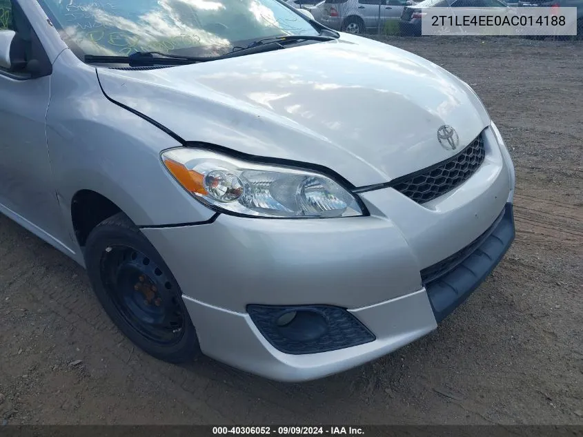 2T1LE4EE0AC014188 2010 Toyota Matrix S