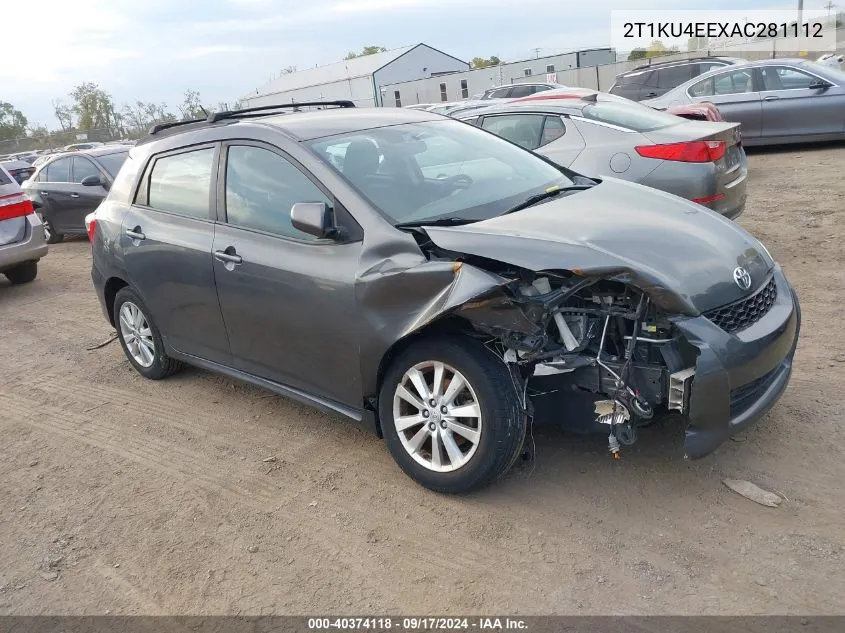 2T1KU4EEXAC281112 2010 Toyota Matrix