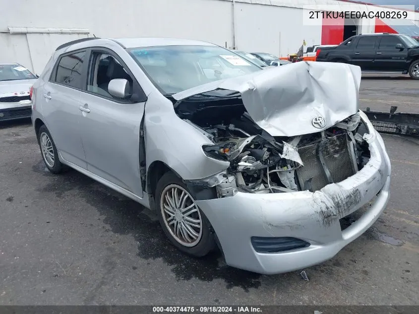 2T1KU4EE0AC408269 2010 Toyota Matrix