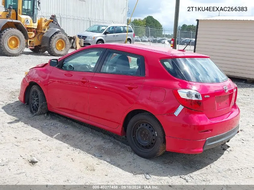 2010 Toyota Matrix VIN: 2T1KU4EEXAC266383 Lot: 40377458