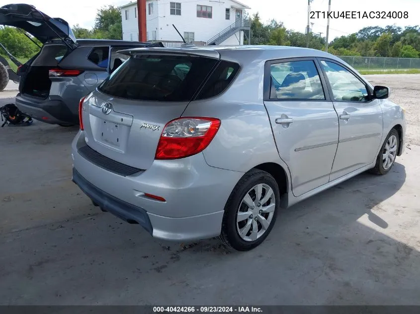 2T1KU4EE1AC324008 2010 Toyota Matrix