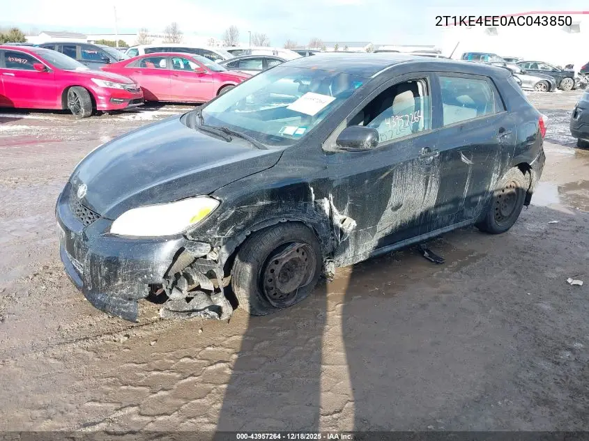 2T1KE4EE0AC043850 2010 Toyota Matrix Xr