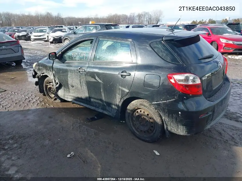 2T1KE4EE0AC043850 2010 Toyota Matrix Xr