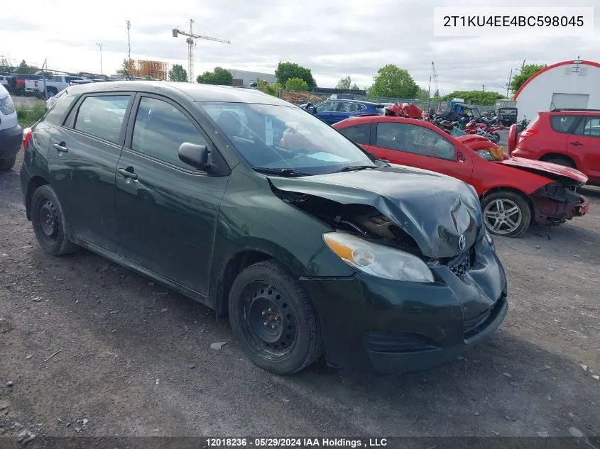 2T1KU4EE4BC598045 2011 Toyota Matrix