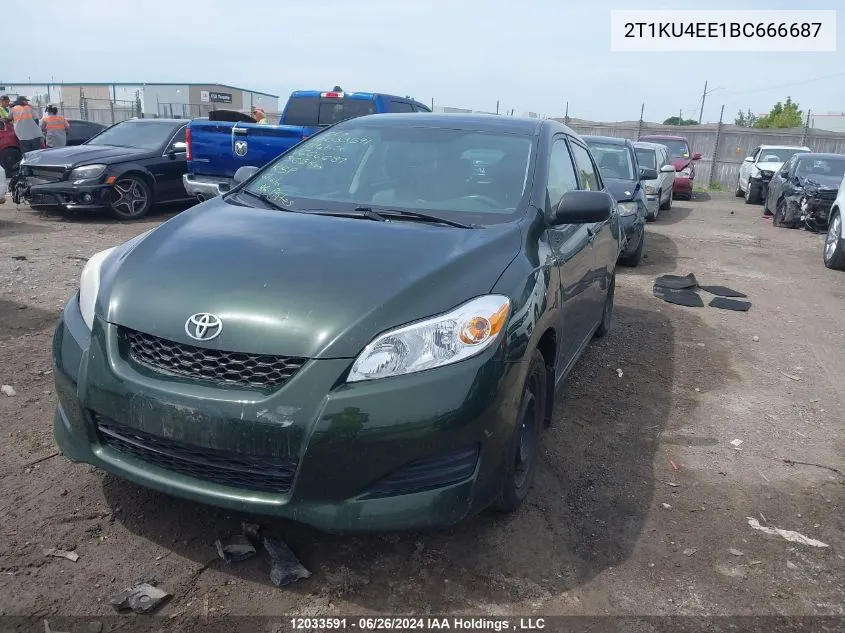 2T1KU4EE1BC666687 2011 Toyota Matrix Wagon