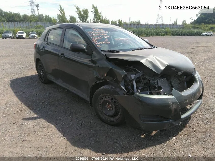 2011 Toyota Matrix VIN: 2T1KU4EE2BC663054 Lot: 12040803