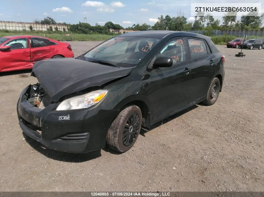 2011 Toyota Matrix VIN: 2T1KU4EE2BC663054 Lot: 12040803