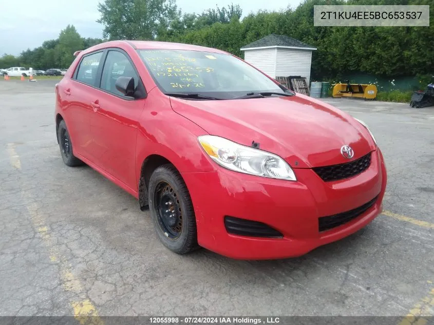 2T1KU4EE5BC653537 2011 Toyota Matrix