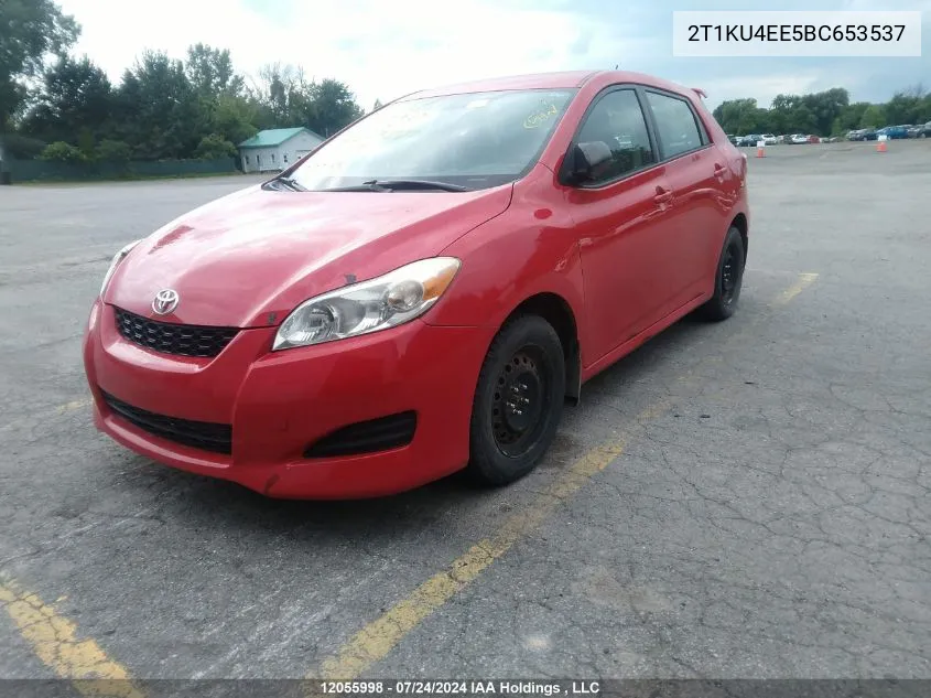 2T1KU4EE5BC653537 2011 Toyota Matrix