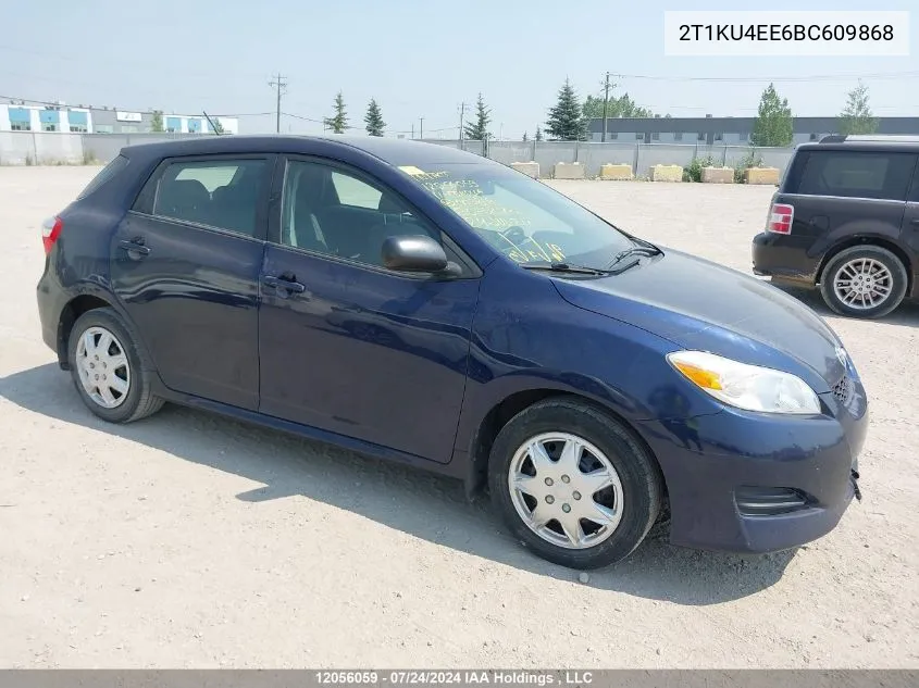 2011 Toyota Corolla Matrix VIN: 2T1KU4EE6BC609868 Lot: 12056059