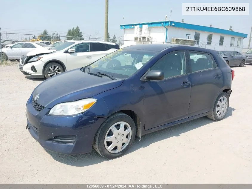 2011 Toyota Corolla Matrix VIN: 2T1KU4EE6BC609868 Lot: 12056059