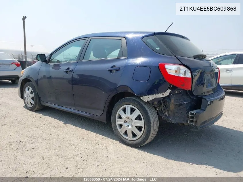 2011 Toyota Corolla Matrix VIN: 2T1KU4EE6BC609868 Lot: 12056059