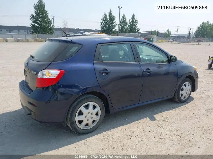 2011 Toyota Corolla Matrix VIN: 2T1KU4EE6BC609868 Lot: 12056059