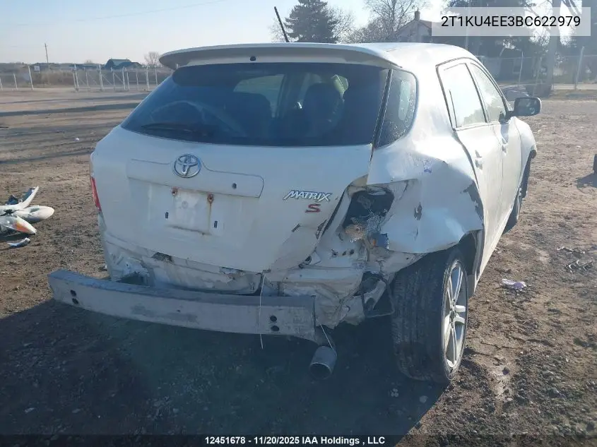 2T1KU4EE3BC622979 2011 Toyota Corolla Matrix