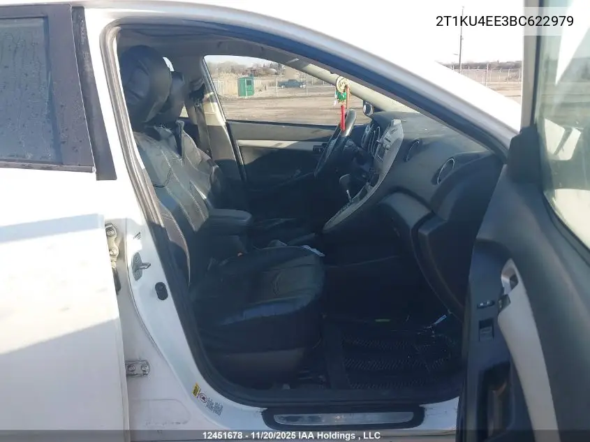 2T1KU4EE3BC622979 2011 Toyota Corolla Matrix