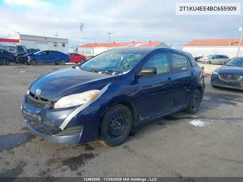 2T1KU4EE4BC655909 2011 Toyota Matrix Wagon