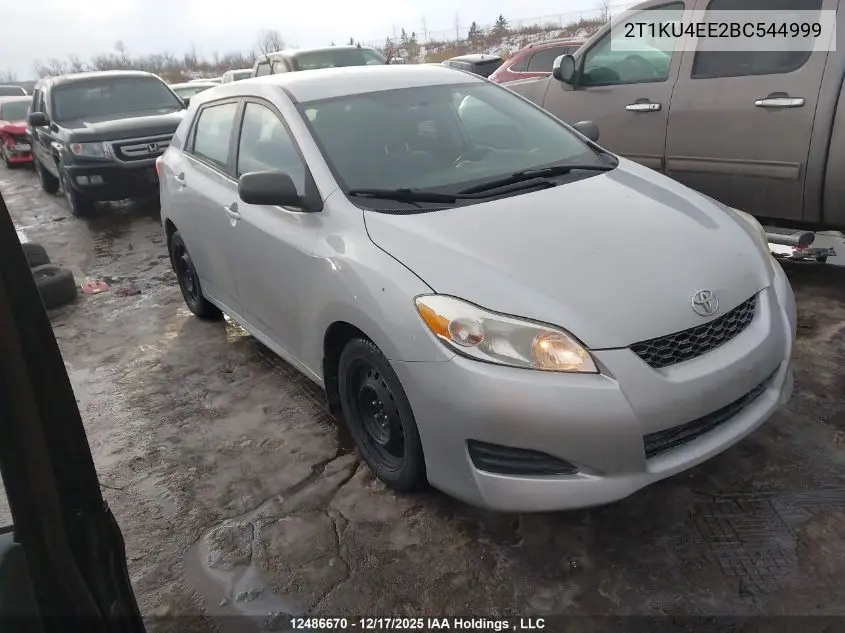 2T1KU4EE2BC544999 2011 Toyota Matrix