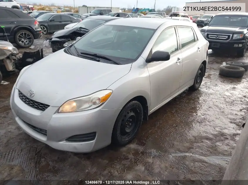 2T1KU4EE2BC544999 2011 Toyota Matrix