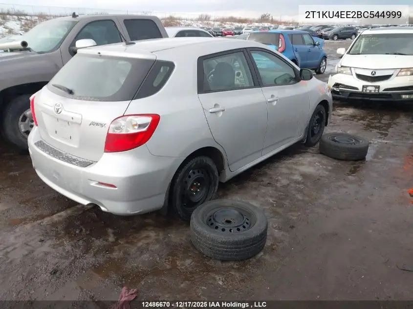 2T1KU4EE2BC544999 2011 Toyota Matrix