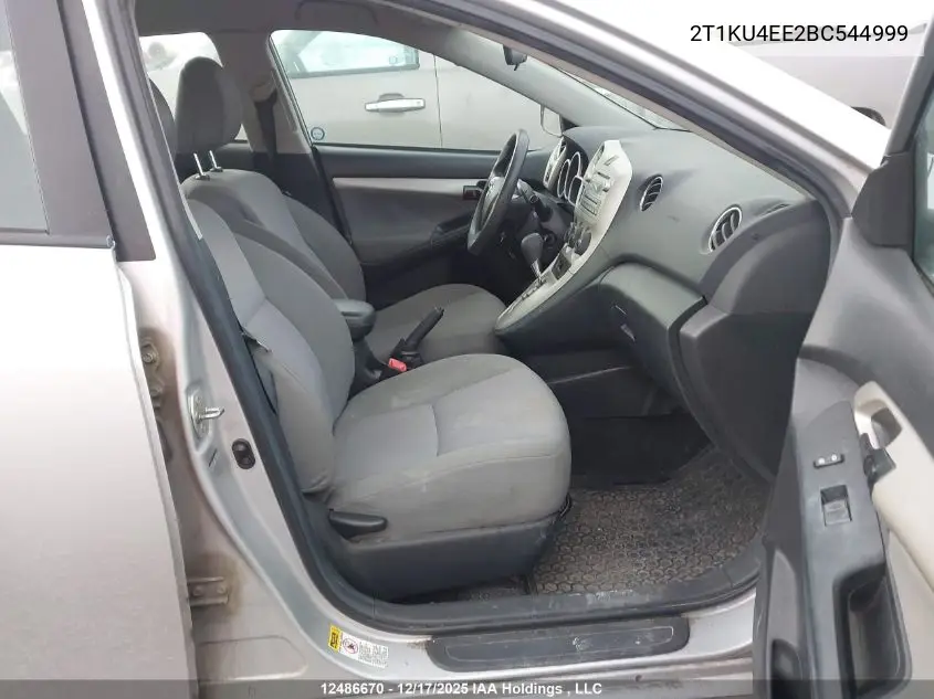2T1KU4EE2BC544999 2011 Toyota Matrix