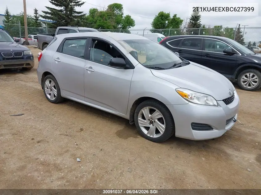 2011 Toyota Matrix VIN: 2T1KU4EEXBC627399 Lot: 30091037