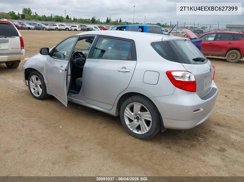 2011 Toyota Matrix VIN: 2T1KU4EEXBC627399 Lot: 30091037
