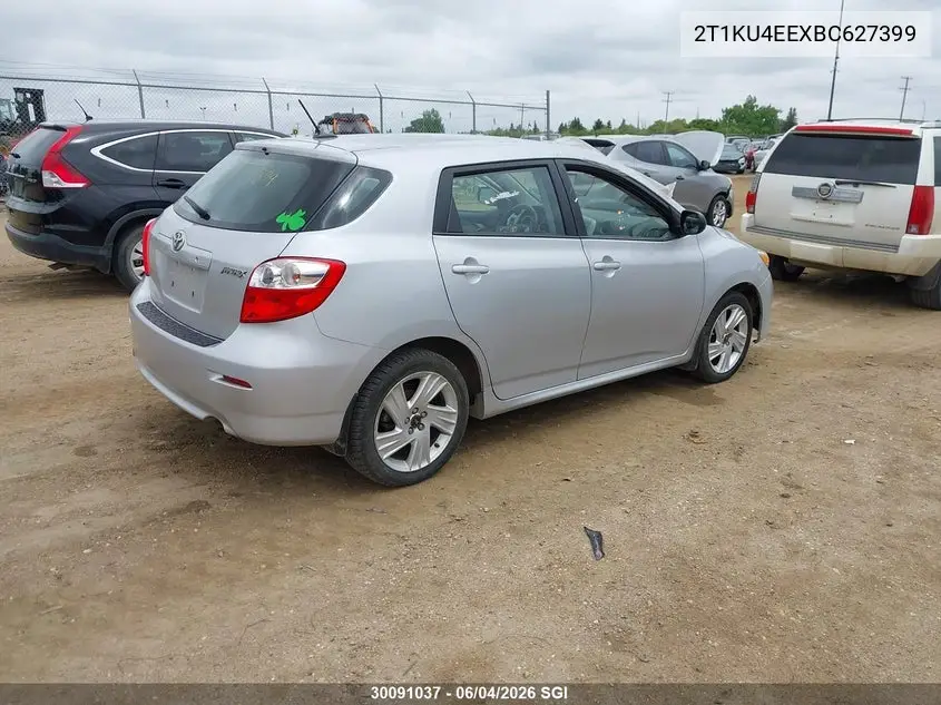 2011 Toyota Matrix VIN: 2T1KU4EEXBC627399 Lot: 30091037