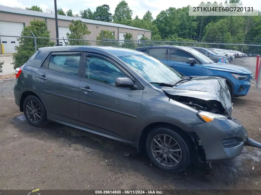 2011 Toyota Matrix VIN: 2T1KU4EE6BC720131 Lot: 39614500